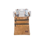 Antonio smart pouch crossbody handbag with adjustable strap, featuring sleek design and compact storage space. nz