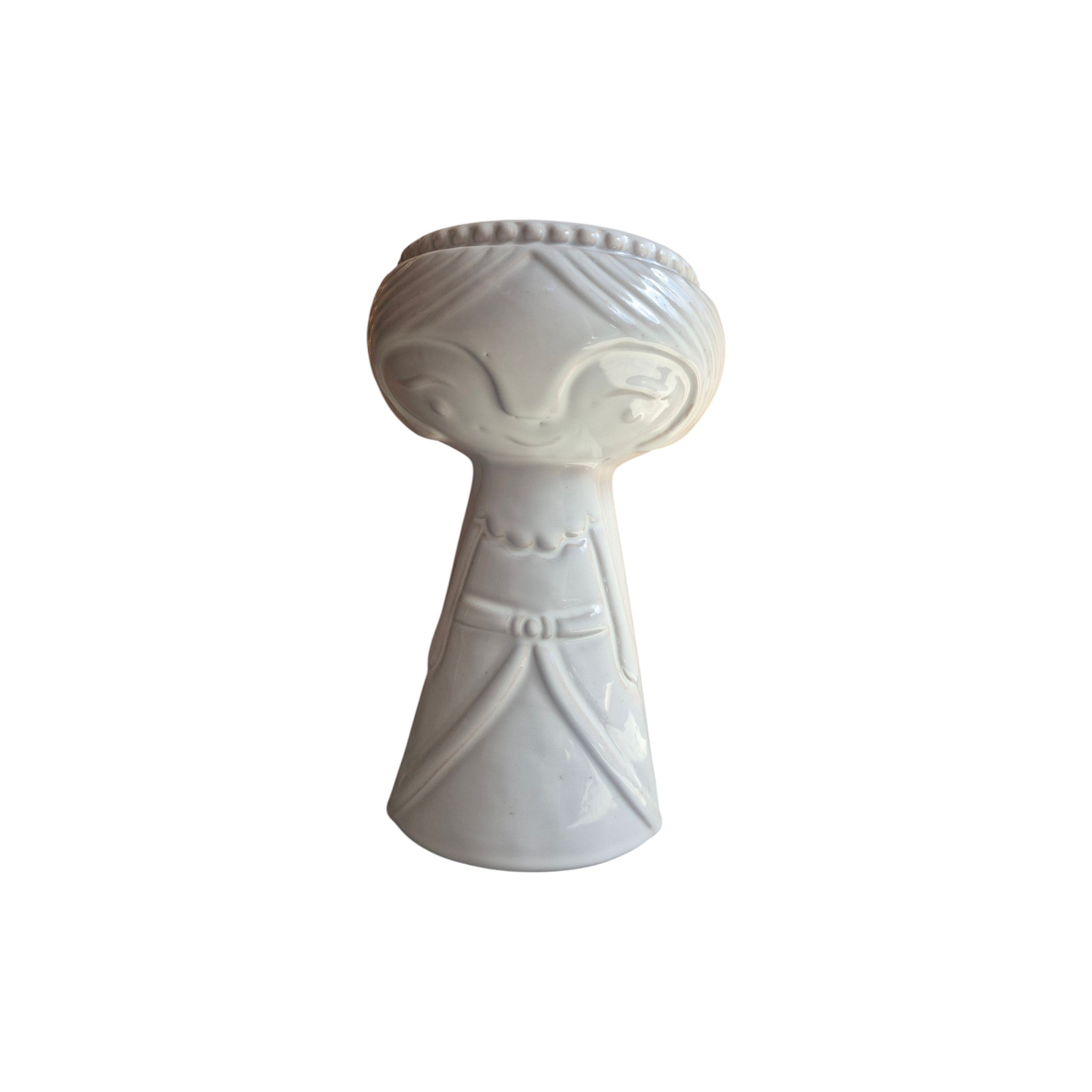 Large Angel Planter by Loren Boyd, decorative ceramic planter with angel design, ideal for indoor or outdoor plant displays. nz