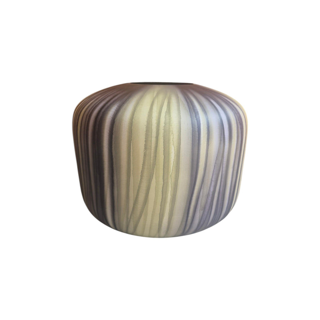 Broste Copenhagen Dead Sea Rock Ridge Vase featuring textured ceramic design and earthy tones for elegant home decor. nz