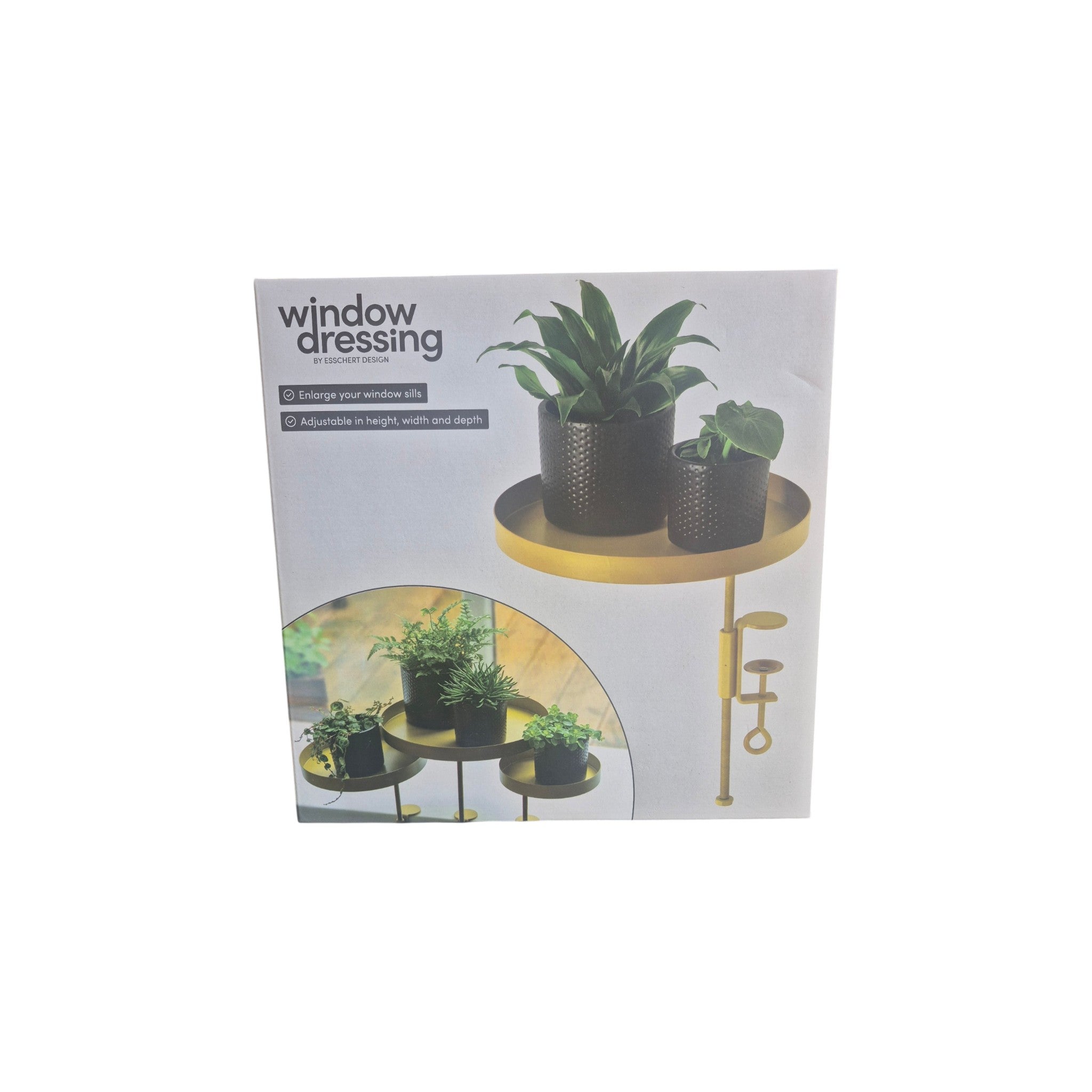 Window Sill Clamp Tray Large – Mustard nz