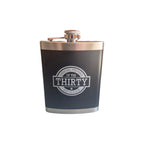 Thirty Club Stainless Hip Flask Stainless Steel 30th Birthday Gift nz