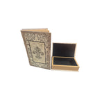 Fleur De Lys Set of 2 decorative Book Storage Boxes home style antique decor nz