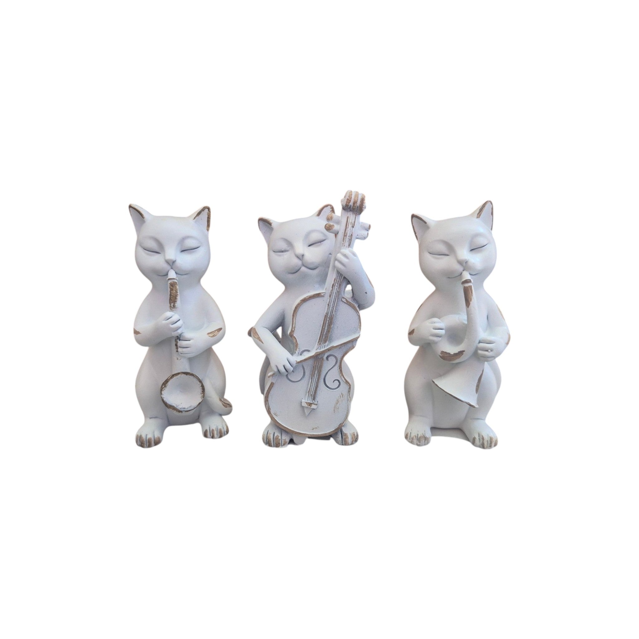 Set of 3 Musical Cats nz