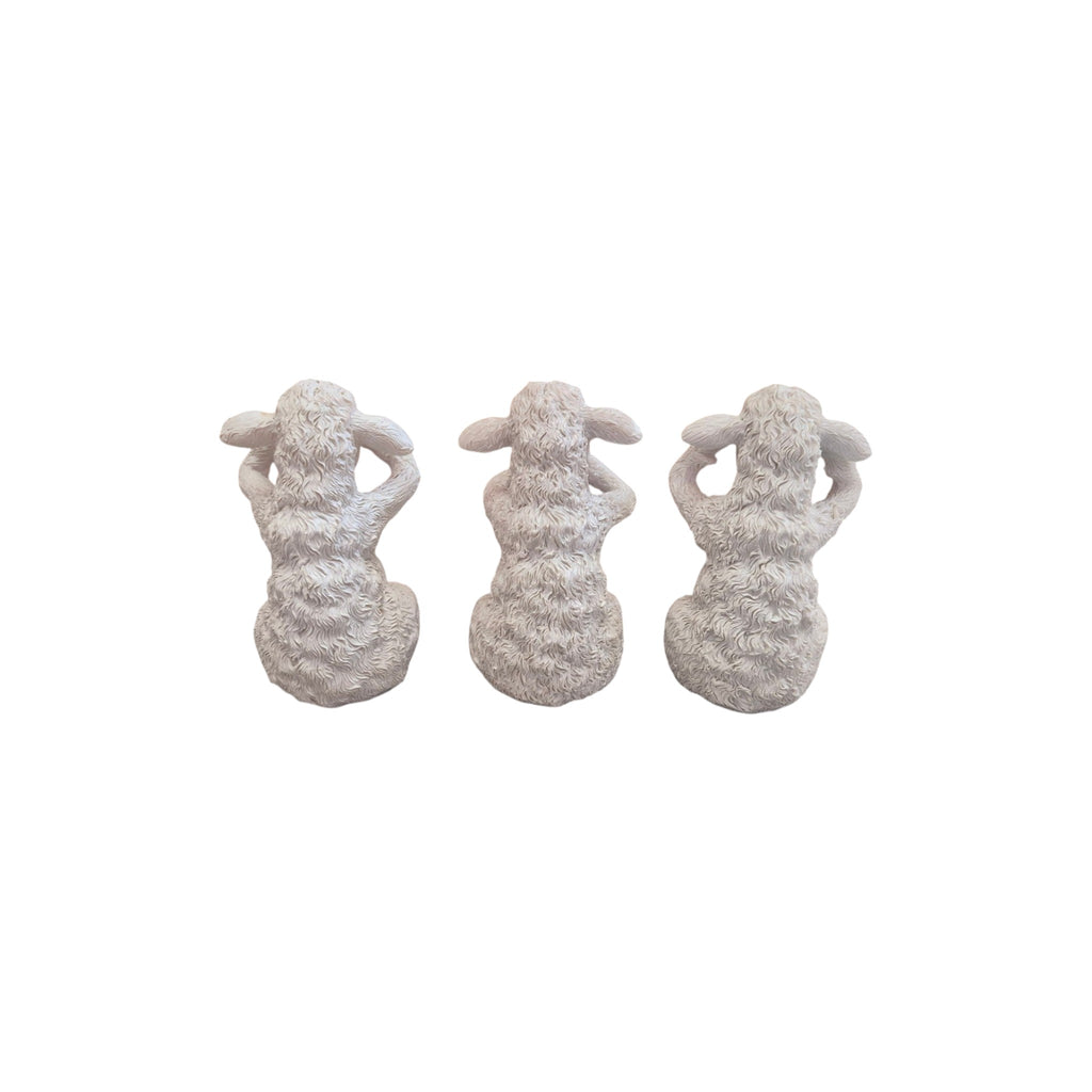 Hear See Speak No Evil Sheep Set of 3 nz