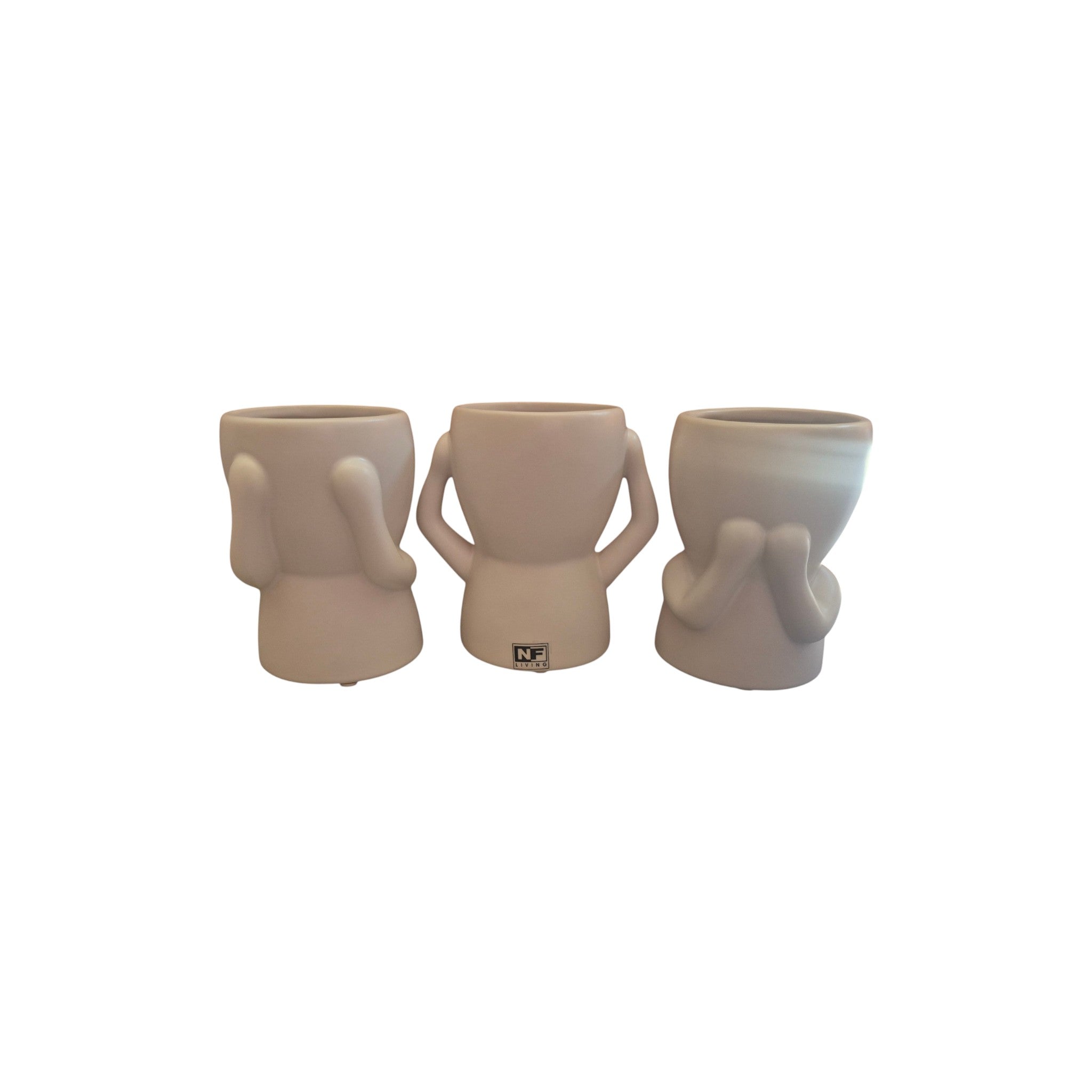 Hear See Speak No Evil Potheads Set of 3 nz