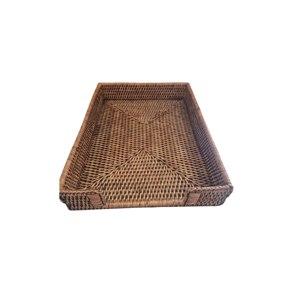Rattan Paper Tray 35x26cm nz