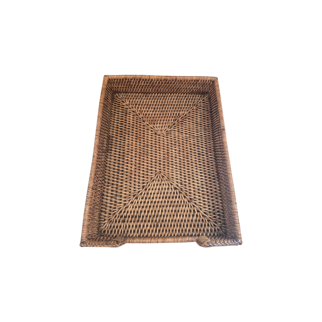Rattan Paper Tray 35x26cm nz