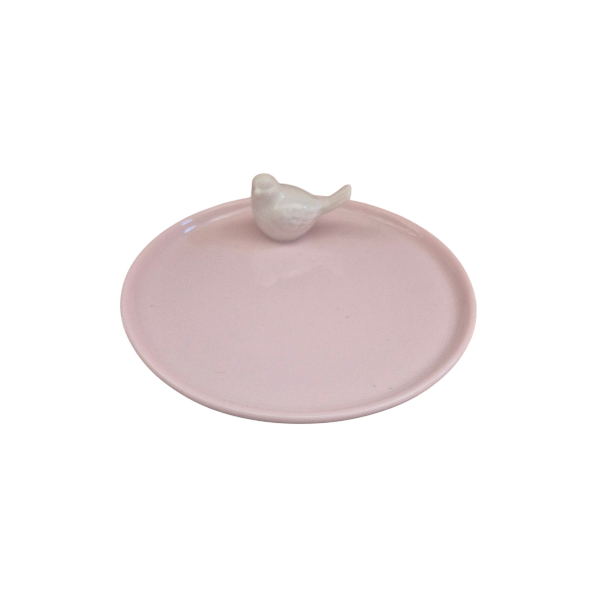 Jewellery Dish with Dove - Pink nz