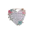 Daughter You Are Loved Heart-Shaped Floral Metal Sign nz Loren Boyd