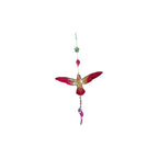 Hanging Hummingbird Suncatcher - Pink/Yellow nz