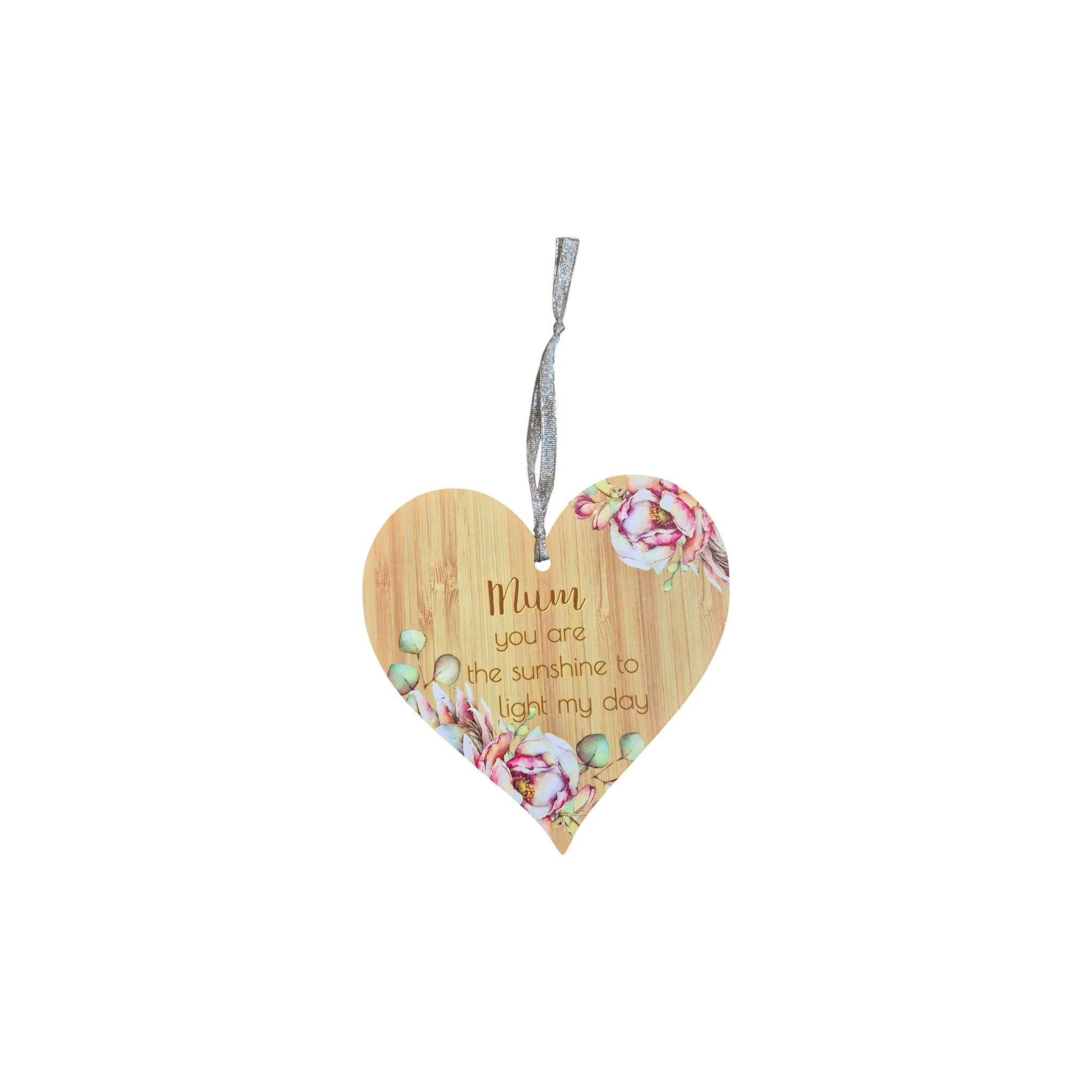 Loren Boyd Bunch of Joy Mum hanging heart plaque, decorative wall hanging with heartfelt message, suitable for home decor. nz
