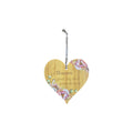 Loren Boyd Bunch of Joy Nanna hanging heart plaque, decorative wooden wall hanging with painted floral design and heartfelt message. nz