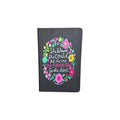 She Believed She Could… But She Was Too F*cking Tired Floral Black Notebook nz