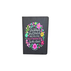 She Believed She Could… But She Was Too F*cking Tired Floral Black Notebook nz