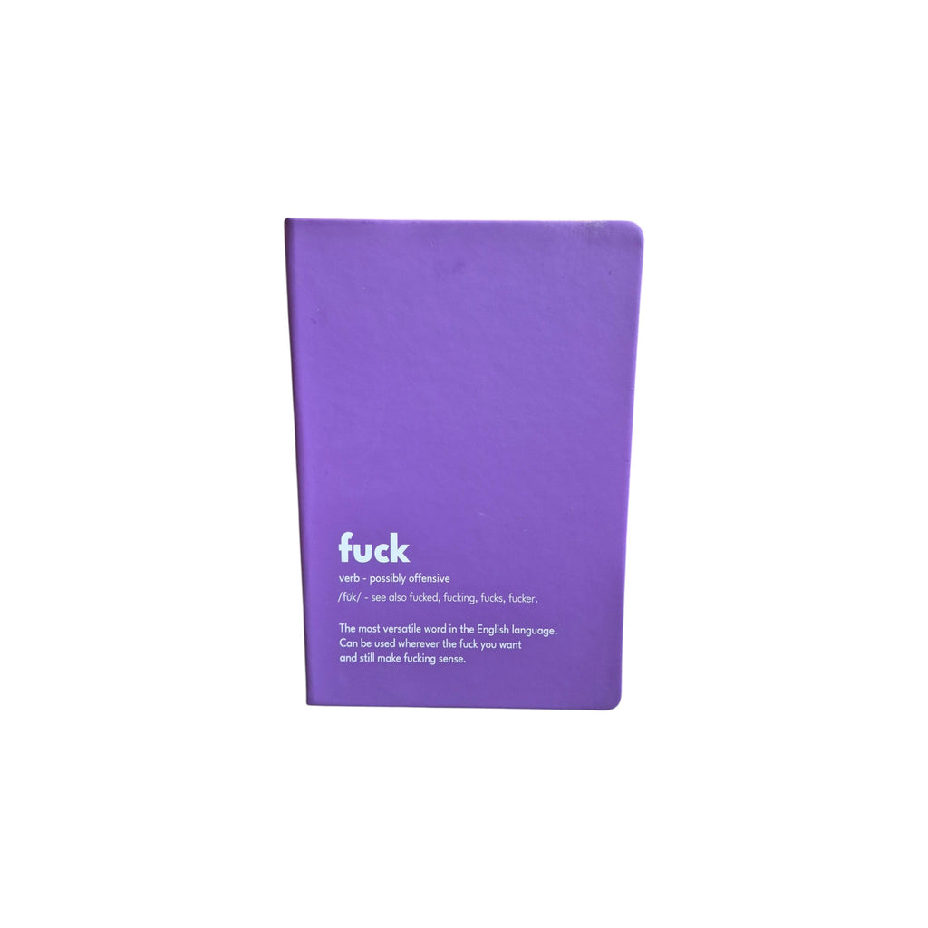 F*ck Dictionary Definition Purple Notebook nz