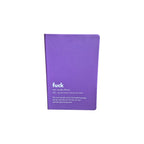 F*ck Dictionary Definition Purple Notebook nz