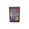 You're Awesome Keep That Sh*t Up Floral Black Notebook nz