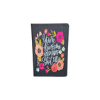 You're Awesome Keep That Sh*t Up Floral Black Notebook nz