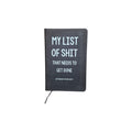 My List of Sh*t That Needs to Get Done Black Notebook nz