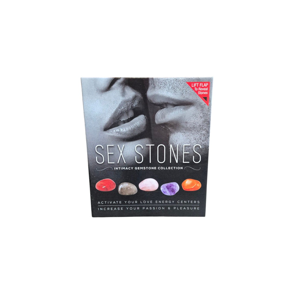 Sex Stones Intimacy Gemstone Box Set Rose Quartz, Smokey Quartz, Red Jasper, Orange Carnelian & Amethyst nz