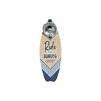 wooden Ride the Waves Surfboard Bottle Opener wall mounted nz