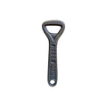 Loren Boyd cast iron bottle opener with "Drink Beer Save Water" engraved, designed for opening bottles with a sturdy, vintage style.