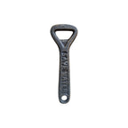 Loren Boyd Drink Beer Save Water cast iron bottle opener with engraved design, sturdy and decorative for opening bottles.