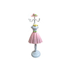 Pink Polka Dot Skirt Mannequin Jewellery Holder 31cm 4 hook nz