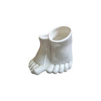 Loren Boyd Baby Feet Planter in a decorative pot, featuring a cute baby feet design perfect for home decor and plant display. nz