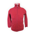 Koru Zip Jacket with Pockets & Crossover Back - Rata Red