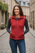Koru Possum Merino Vest - Rata Red