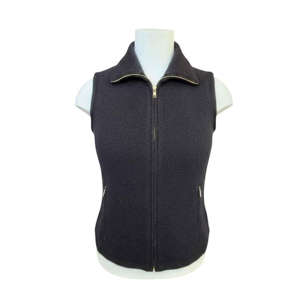 Koru Possum Merino Vest - Black
